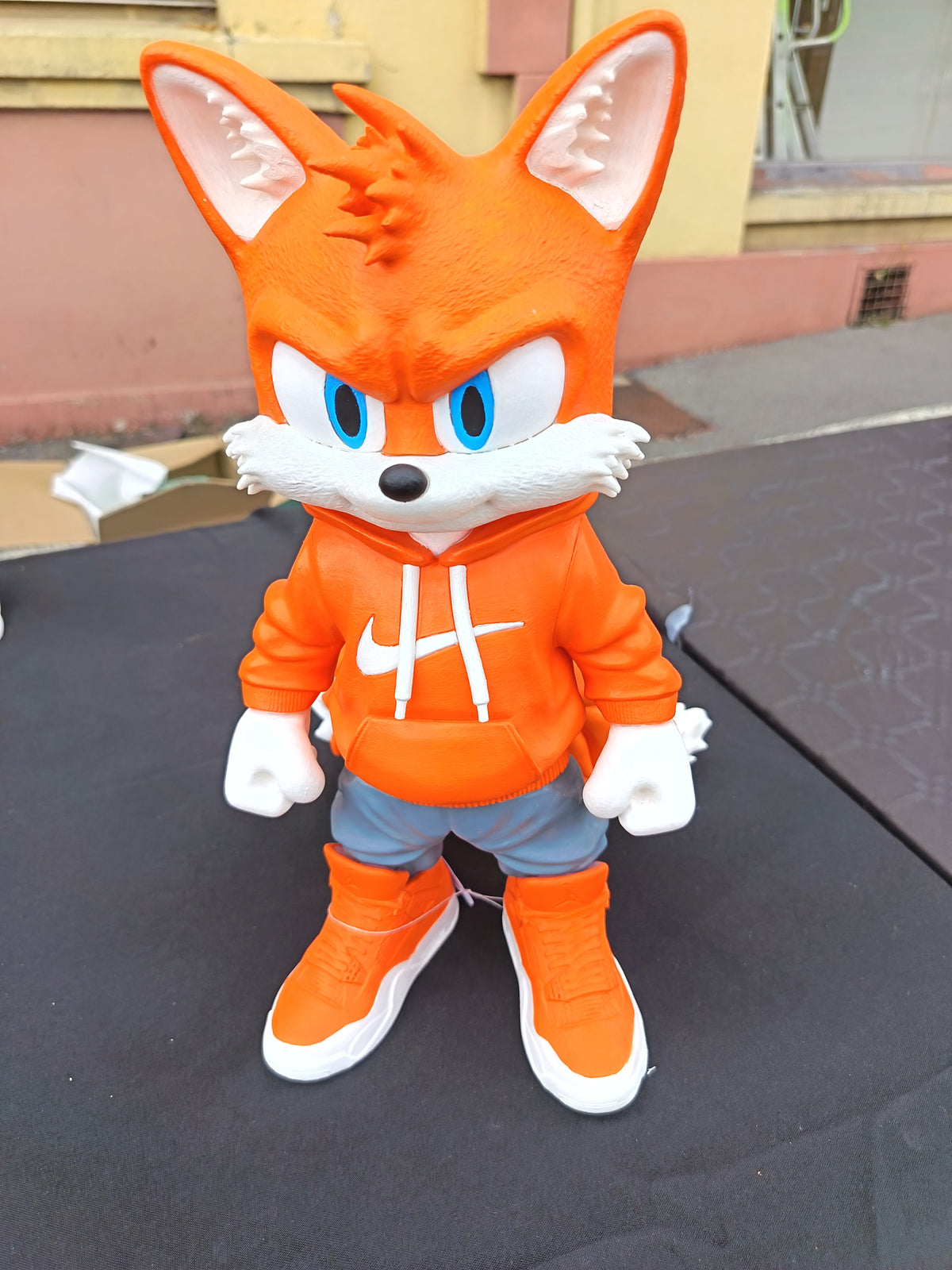 Figurine Tails 3D imprimée 33 cm Edition Hoodie