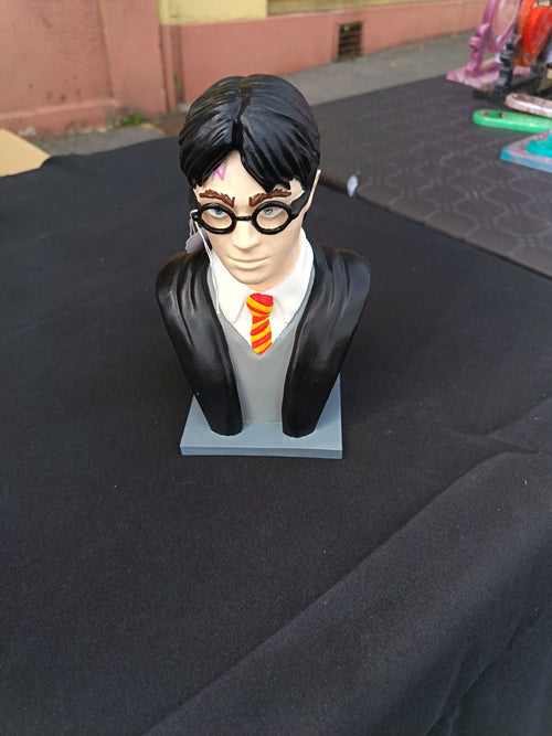 Buste Harry Potter 3D imprimé 18 cm avec cravate Gryffondor