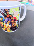 Tasse Dragon Ball - Trunks, Goku et personnages en combat