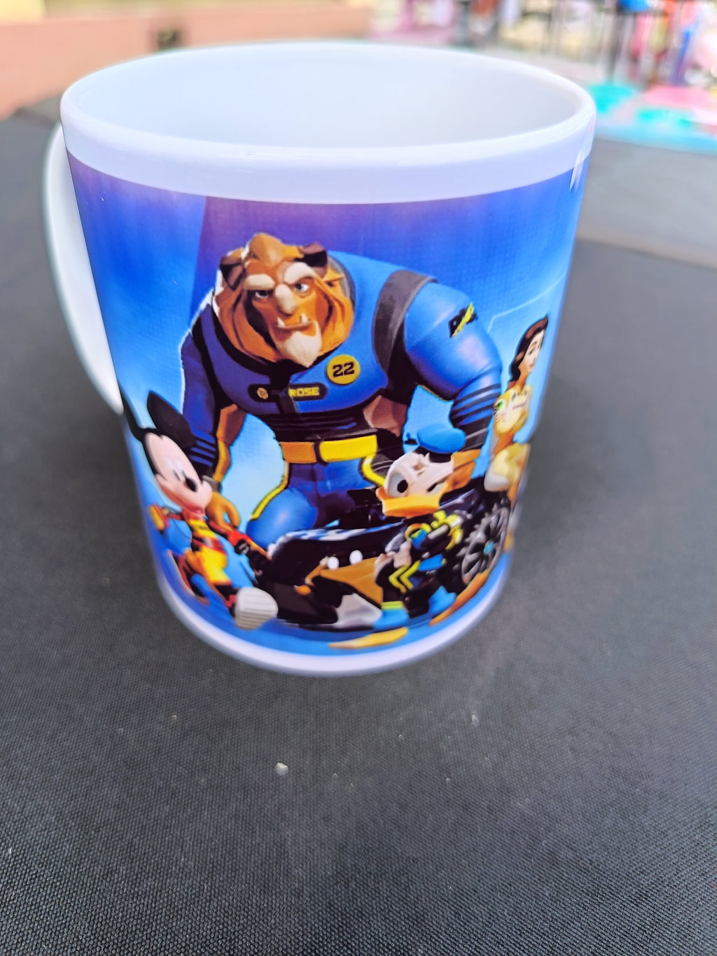 Tasse Disney Heroes - la Bête, Mickey et Donald en pilotes