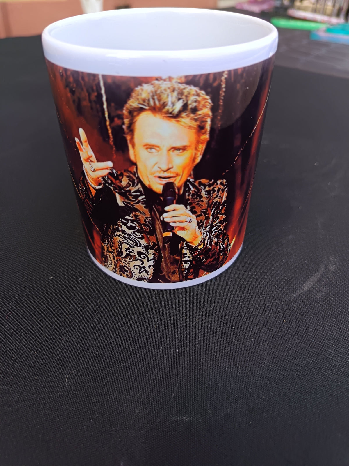 Tasse personnalisée Johnny Hallyday en concert