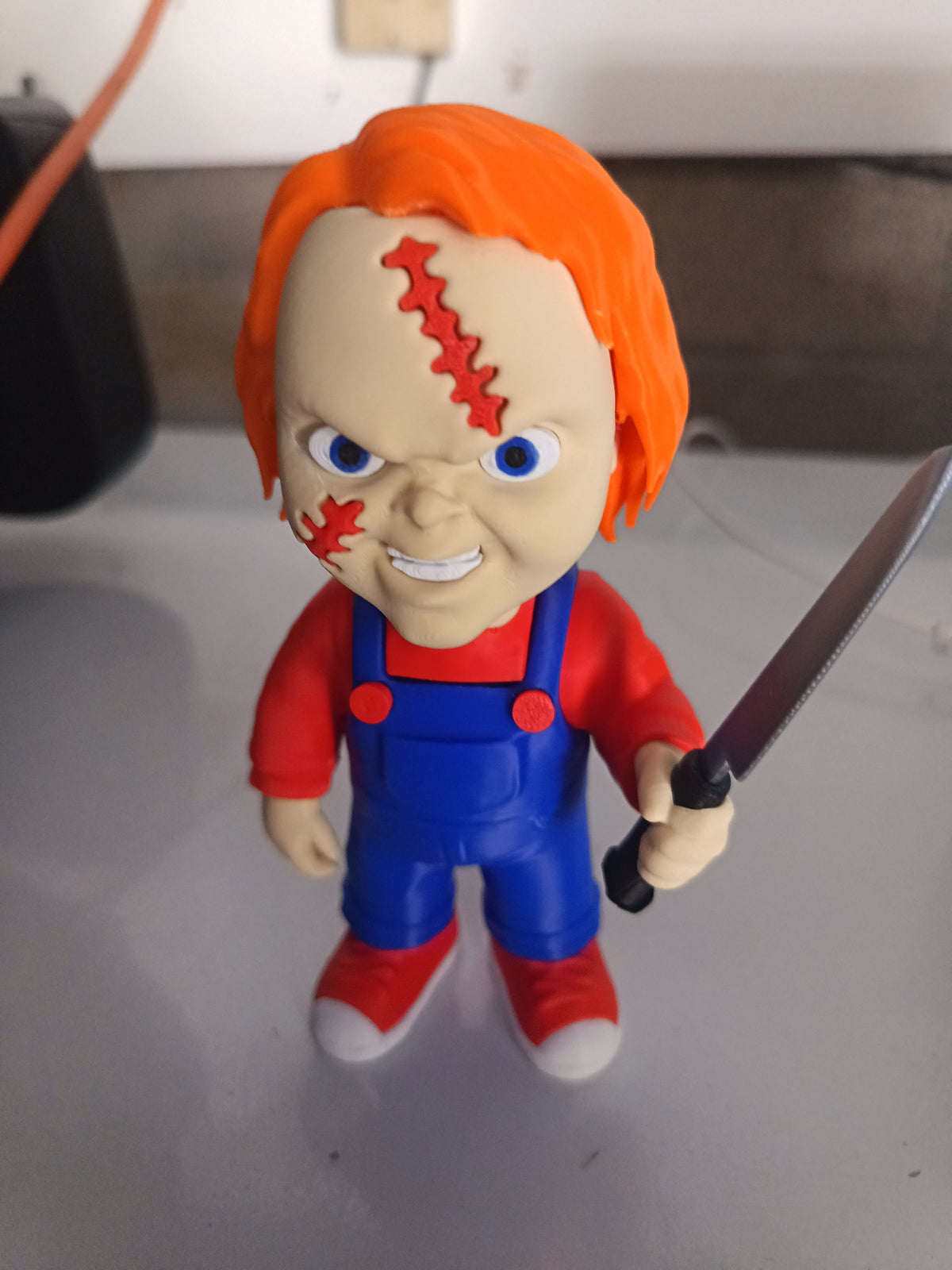 Figurine 3D Chucky – vue de face