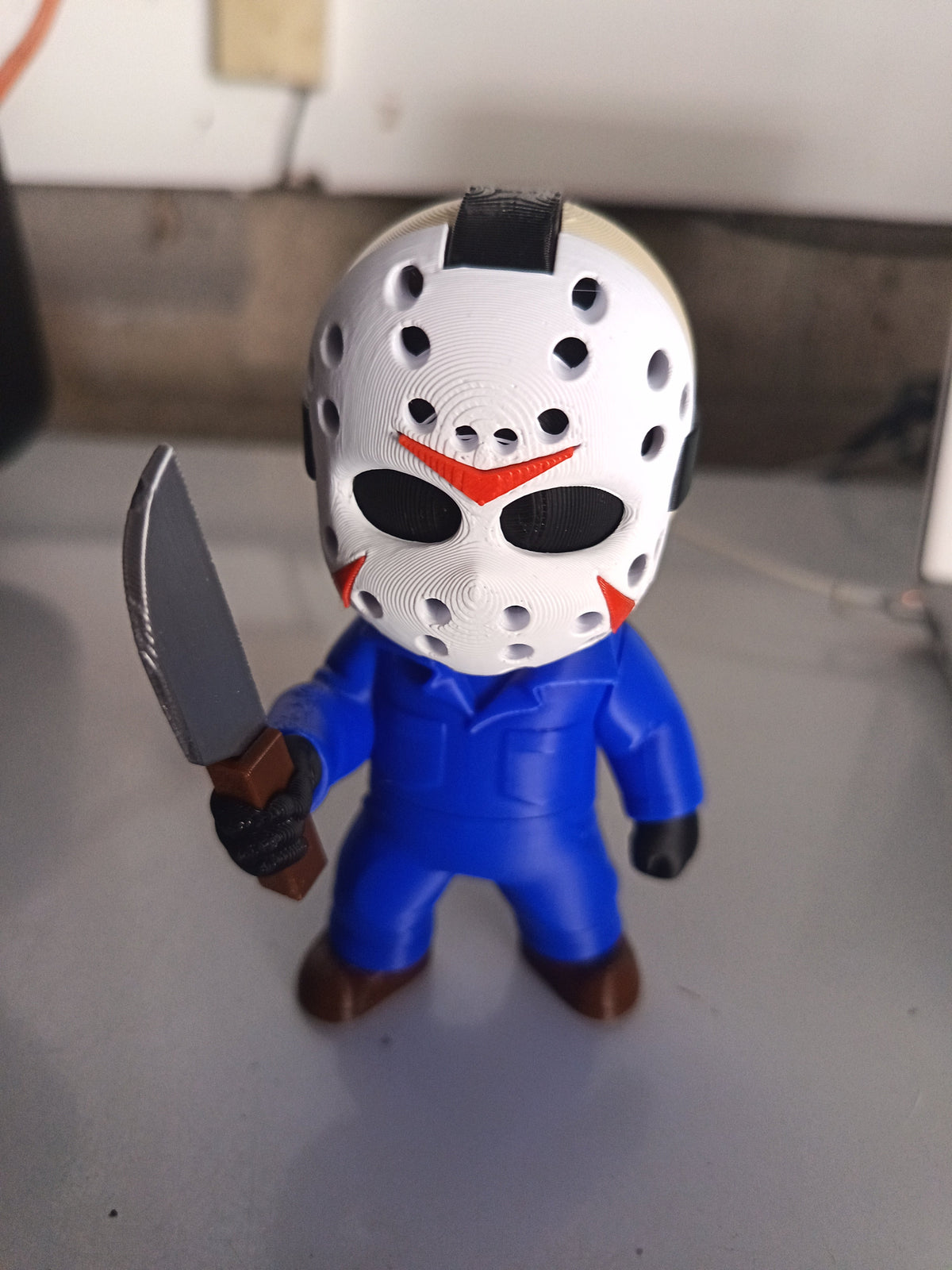 Figurine 3D Jason Voorhees – vue de face