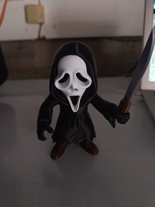 Figurine 3D Ghostface – vue de face