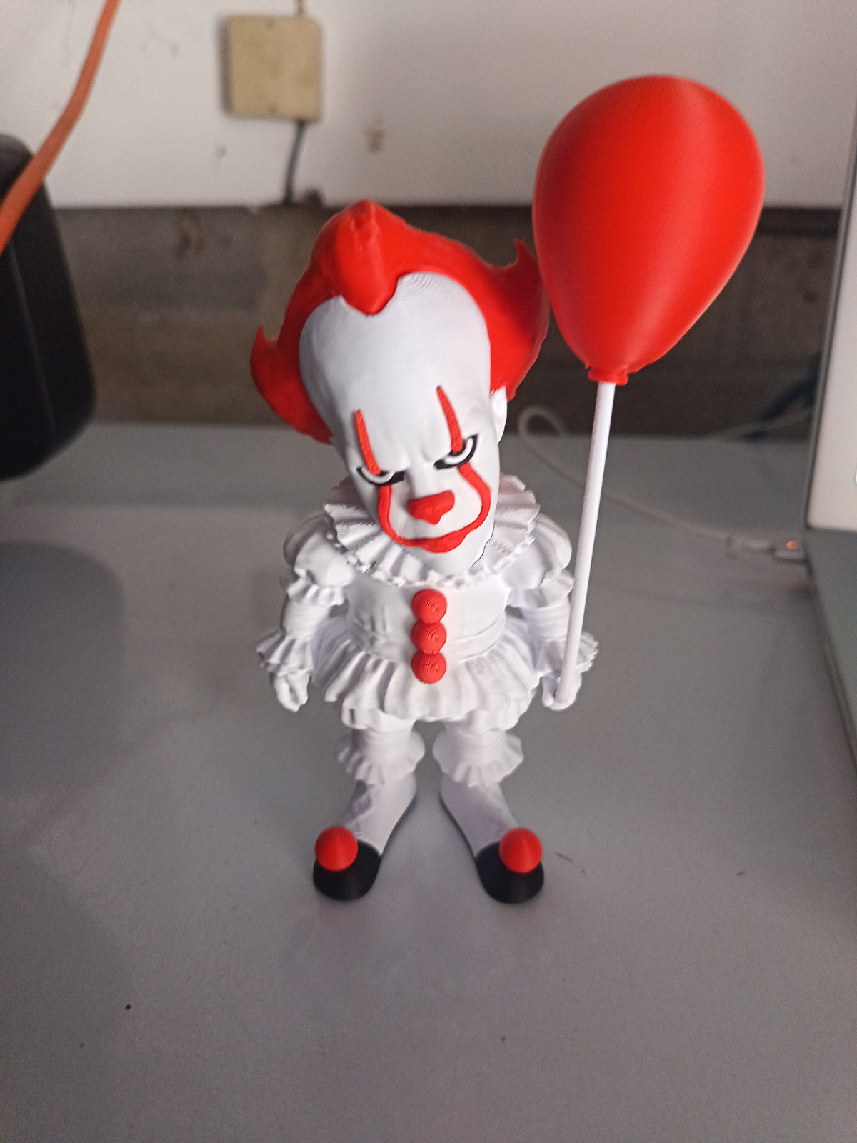Figurine 3D Pennywise – vue de face