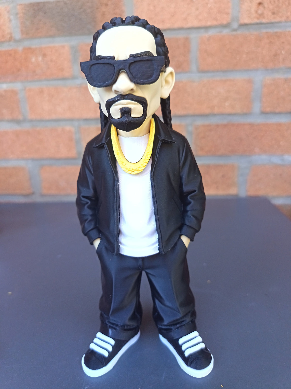 Figurine 3D Snoop Dogg – vue de face
