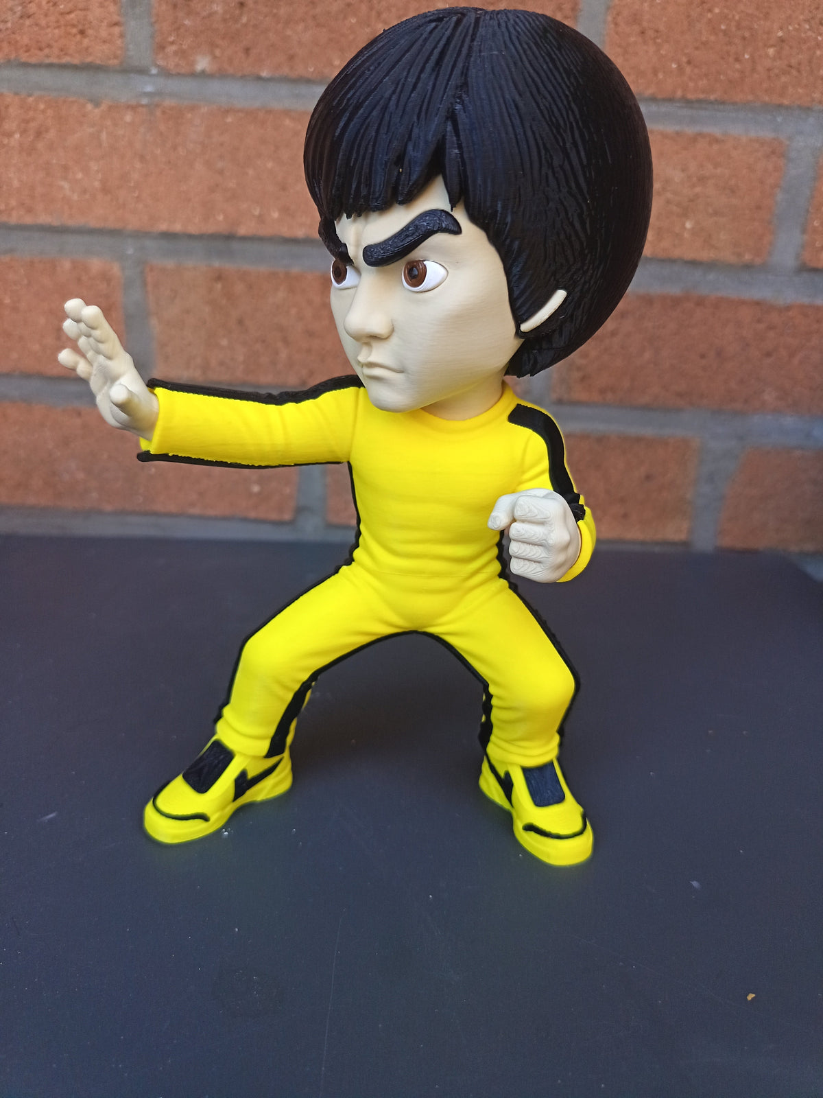 Figurine 3D Bruce Lee – posture de combat