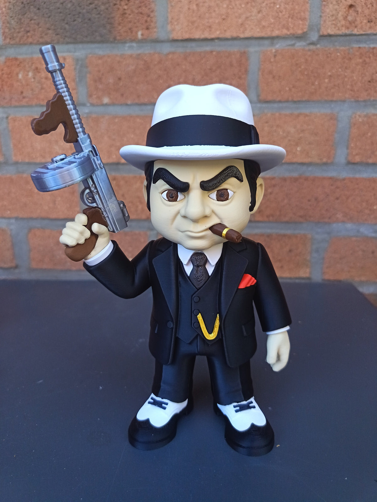 Figurine 3D Al Capone – vue de face